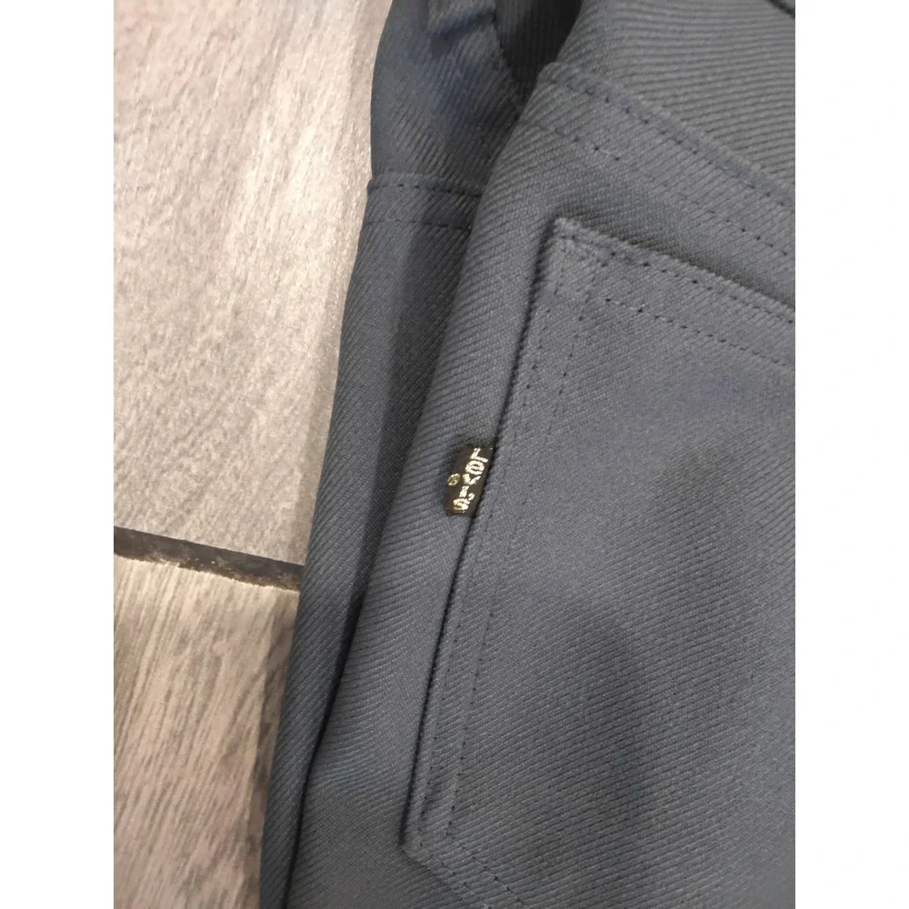 Vintage Levis Action Slacks Sta-Prest Mens Grey Blue Dress Pants 36x32 Lot